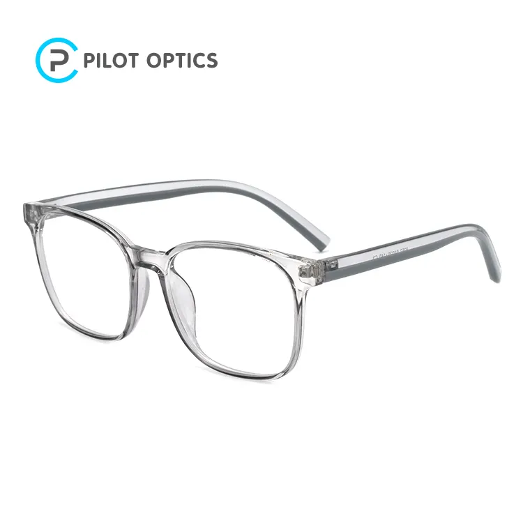 Pilot optics 2022 New Factory Direct Supply gaming eyewear square blocking unisex protective screen anti blue light glasses