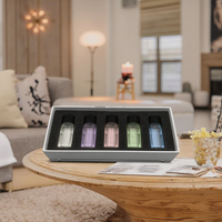 Coffret Cadeau d'Huiles Essentielles de Marque Blanche pour Aromathérapie, Bombes de Douche et Diffuseurs d'Arômes - 5 Huiles Pures de Qualité Supérieure - Marque Blanche