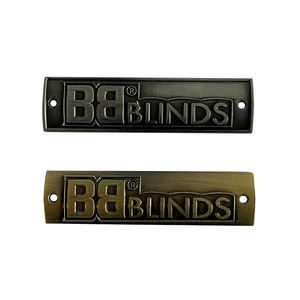 कस्टम लोगो पट्टिका को एम्बेड बैग सामान आयताकार नेमप्लेट फर्नीचर हैंडबैग लेबल प्लेट धातु से बने प्लेट - Product Image 5