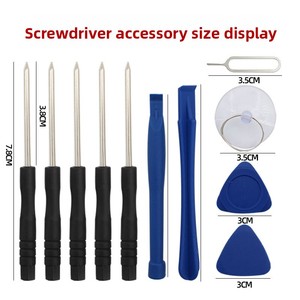 Juego de Herramientas para Desmontar Pantallas y Baterías de Teléfonos Móviles, Kit de Reparación de Tablets Android, <span class=keywords><strong>Destornillador</strong></span> Pequeño de Cabeza Phillips, Modelo G7781, Acero 45 - Product Image 3