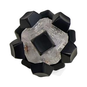 צעצוע לחיצה מואר LED עם 12 מקשים בהתאמה אישית, להפגת מתחים ורגשיים, מתאים לאוטיזם - Product Image 5