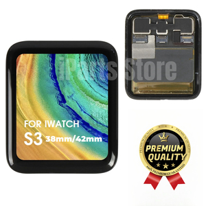 Pantalla OLED de Repuesto IParts para <span class=keywords><strong>Apple</strong></span> <span class=keywords><strong>Watch</strong></span> Series <span class=keywords><strong>3</strong></span> S3 38mm <span class=keywords><strong>42mm</strong></span> A1860 A1861 A1889 A1891, Ensamblaje de Pantalla Táctil Retina - Product Image 2