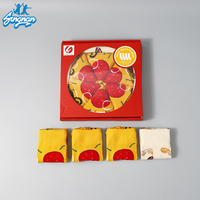 Chaussettes de sport pour femmes de haute qualité, respirantes et douces, chaussettes d'hiver en cachemire pour femmes, chaussettes chaudes créatives à thème pizza, boîte cadeau