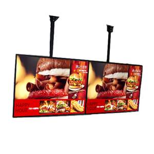 Ultra-Estrecho 43 \ "4mm bisel pantalla Horizontal o Vertical montaje en pared Metal LCD tablero <span class=keywords><strong>de</strong></span> menú Digital para uso en restaurante - Product Image 3