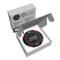 UPUPYES E1 Disque de stationnement solaire automatique pour voiture Disque de stationnement électronique solaire avec homologation