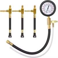 Kit de testeur de pression de pompe d'injection d'injecteur de carburant 0-140 PSI pour voiture essence gaz huile injecteur testeur de pression de carburant