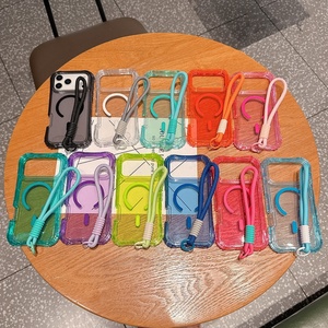 Funda Magnética 3 en 1 para Teléfono con Cordón, Varios Colores, TPU Mate + PC, Cubierta Protectora con Esquinas Anti-Impacto para iPhone 17 Pro Max - Product Image 6