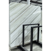 Dalle de marbre blanc Calacatta personnalisée, nouvelle dalle de marbre naturel blanc pour plan de travail de cuisine, dessus de lavabo, mur