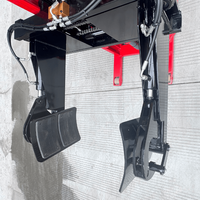 Chariot élévateur à palettes électrique pour fûts en acier, capacité 1-2 tonnes, hauteur de levage 2500 mm, rayon de braquage 2400 mm, usage industriel, roues en PU