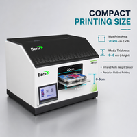 Printer UV Flatbed Otomatis A5 dengan Print Head DX7 1440x2880 Mesin Kecil untuk Casing Ponsel dan Kotak Hadiah