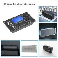 Carte de décodage MP3 Bluetooth V5.0 LCD 12V, décodage WAV WMA, module audio lecteur MP3, prise en charge de la radio FM, AUX, USB avec affichage des paroles