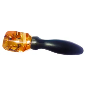 Gold Heavy Duty Copper Plating Ice Cream Scoop With PP Handle