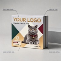 Boîtes d'emballage personnalisées avec logo, graphisme couleur intégrale et design prêt à la vente pour la présentation de produits en gros