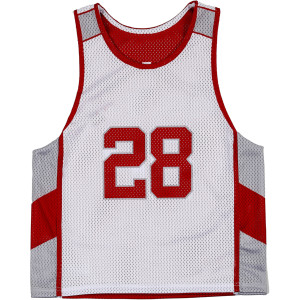 2024 OEM equipo malla pinnies personalizado reversible lacrosse Jersey - Product Image 5