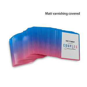 <span class=keywords><strong>Jeu</strong></span> de cartes d'activité pour couples personnalisé avec des sujets amusants comme la randonnée - Product Image 2