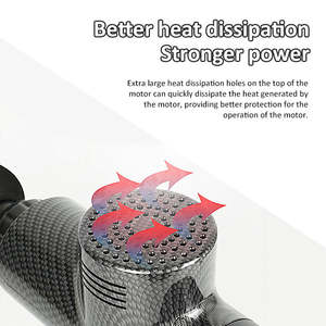 2025 Nueva Idea Pistola de masaje de 8 cabezales de alta calidad Etiquetas personalizadas para uso animal Aplicación de músculos corporales - Product Image 4