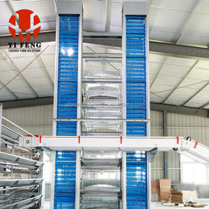 H tipi kapalı kümes hayvancılığı ev yumurta döşeme kuşlar için komple otomatik pil tavuk kafesi sistemi - Product Image 3
