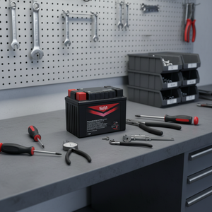 Batteria di avviamento per moto 12V LiFePO4 2.5Ah leggera per moto, ATV, UTV, scooter e unità motore - Product Image 4