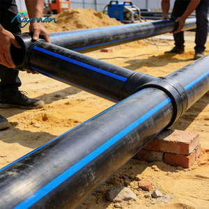 Tuyau flexible en PEHD de qualité <span class=keywords><strong>industrielle</strong></span> haute pression, anti-UV, pour le câblage souterrain extérieur des projets portuaires - Product Image 6