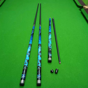 XP Jaguar Black Tech Carbon Billiard Cue Chino Negro Ocho 13mm Big Head Maple Butt Sleeve para Nine Ball Venta al por mayor - Product Image 3