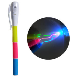 Nouveaux marqueurs magiques à lumière UV créatifs, 3 couleurs d'encre disparaissante, messages secrets invisibles, stylo magique pour enfants avec lumière UV pour la peinture - Product Image 1
