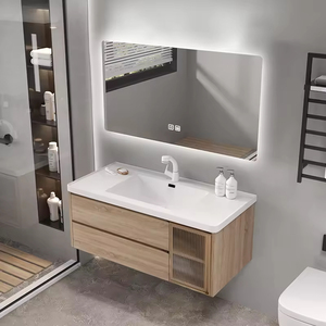 Meuble-lavabo de salle de bain et armoire à linge combinés, espace multifonctionnel personnalisé, meuble-lavabo de salle de bain extra large personnalisé professionnel, usine - Product Image 3