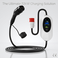 Chargeur EV portable, chargeur EVSE, chargeur EV de type 2, chargeur de véhicule électrique, station de recharge EV intelligente, usine OEM ODM