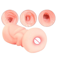 Masturbateur masculin portable, étanche, en TPE doux et respectueux de la peau, sensation de toucher réel, discret pour les voyages, moule inversé