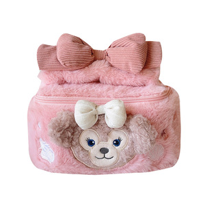 Bolsa de Cosméticos de Peluche con Diseño de Perro Chef, Organizador de Maquillaje Portátil, Bolsa de Aseo de Viaje Suave con Asa para Mujer, Estuche de Almacenamiento - Product Image 5