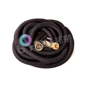 Expandable 10 Pattern <b>Spray</b> Nozzle Lightweight Retractable Latex with 3/4 Solid Brass Connectors - Product Image 3