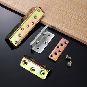 Conector de Muebles Eiki Hardware de Hierro Electrochapado Estampado de 2.0mm de Grosor, 153x37mm, para Montaje de Camas de Madera - Product Image 3