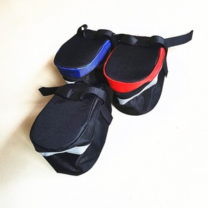 Sac de selle de vélo avec doublure intérieure, sangle détachable, équipement de cyclisme portable, rouge, bleu, gris - Product Image 1