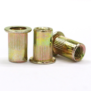Rivet à tête plate à extrémité ouverte de haute qualité en acier fileté avec noyau coloré - Product Image 2