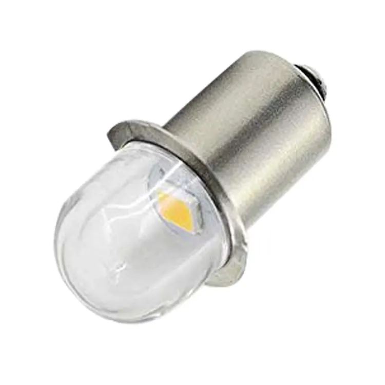 Ampoules LED de remplacement pour lampe torche de travail, ampoule LED, E10 P13.5S BA9 0.5w/1W, dc3 v 3.7v 4.5V 6v 7.5v 9v 12V 18v, 2 pièces