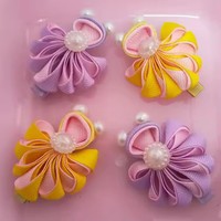 Vente en gros de pinces à cheveux pour enfants, mignonnes, de style dessin animé, avec des fleurs et des fruits, accessoires de Noël, pinces à cheveux pour filles et femmes, pinces à cheveux en forme de canard, fabriquées en Chine