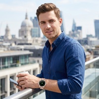 Reloj Inteligente de Lujo con Pantalla a Color HD de 1.3'', Monitor de Salud 24H, Resistente al Agua, Relojes Inteligentes Personalizados, Venta Directa de Fábrica