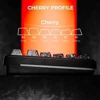XVX Keycaps Set Keycaps Profil Cherry Tampilan Karbon Tempa 119-Key Bahasa Inggris untuk Keyboard Mekanis