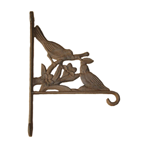 Landhuis Muur Hanger Haken Gietijzeren Vogel Standbeeld Op Tak Muur Hanger Snagi Vogel Op Twijghaak - Product Image 4