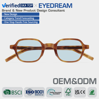 EYEDREAM OEM&ODM Lunettes de soleil vintage de luxe unisexes, design personnalisé, monture légère et petite