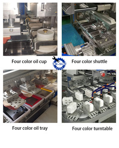 Impresora de almohadilla barata de 4 colores, precio más bajo, Robot de rodillo, borrador automático, máquina de impresión de almohadilla sanitaria para suela de zapato, plantilla de guante de talón - Product Image 5