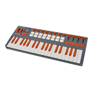 Nouveau clavier MIDI couleur 37 touches, contrôleur MIDI avec synthétiseur à gravité et source <span class=keywords><strong>audio</strong></span> intégrée - Product Image 5