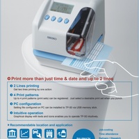 Máquina de Registro de Horas SEIKO TP-50, Máquina de Control de Asistencia con Comunicación USB, Equipo de Oficina