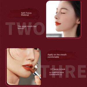 <span class=keywords><strong>Rouge</strong></span> à lèvres mat authentique de marque haut de gamme, non décolorant, anti-transfert, hydratant, produit de beauté pour le commerce - Product Image 2
