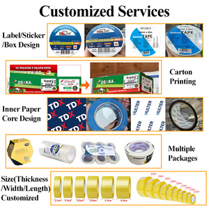 Tiếng ồn thấp OPP đóng gói Băng carton bưu kiện im lặng không ồn ào dính Bopp màu trong suốt tùy chỉnh gói tan Nâu yên tĩnh in - Product Image 5