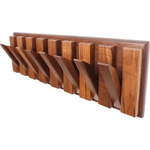 Wholesale Custom Folding Wall Mounted Hook Modern Design <b>Storage</b> Rack 8 Flip Hooks <b>for</b> Bathroom Living Room Bag <b>Storage</b> - Product Image 1
