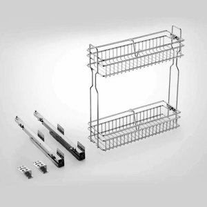 Cesta extraíble de Metal estrecho barato, organizador de armario de cocina, estante de almacenamiento de cajón de alambre para estante de <span class=keywords><strong>despensa</strong></span> - Product Image 5