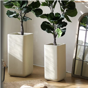 <span class=keywords><strong>Maceta</strong></span> Cuadrada de Gran Diámetro, <span class=keywords><strong>Maceta</strong></span> de Cemento de Magnesio, Mármol, <span class=keywords><strong>Terrazo</strong></span>, Simple - Product Image 1