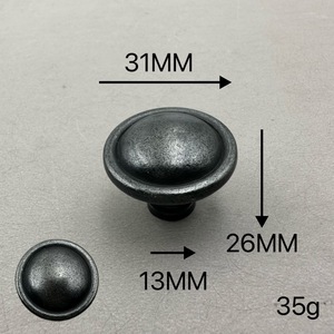 New Style Zinc Alloy <b>Black</b> Antique Classic Retro Cabinet Door Handle for Wardrobe Closet Bookcase Drawer with Golden Finish - Product Image 4