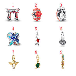 Joyería de Plata 925 Original, Colgante de Plata de Ley de Alta Calidad, Brazalete de Moda DIY - Product Image 2