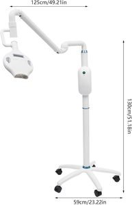 เครื่องฟอกสีฟัน40W แบบมืออาชีพอุปกรณ์ฟอกสีฟัน8ชิ้นไฟ LED ทำให้ฟันขาวขึ้นอเนกประสงค์ - Product Image 2